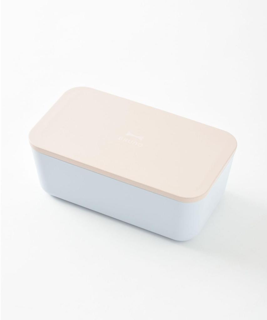 BRUNO Yamanaka Lacquer Lunch 1 Dishwasher and Microwave No Size Two-Tone Box, Tier, Safe, Pink, Included, RBHK012-PK