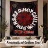 Custom Text Tapestry Red Hot Chili Peppers Print Wall Tapestry Indoor Living Room Wall Decor