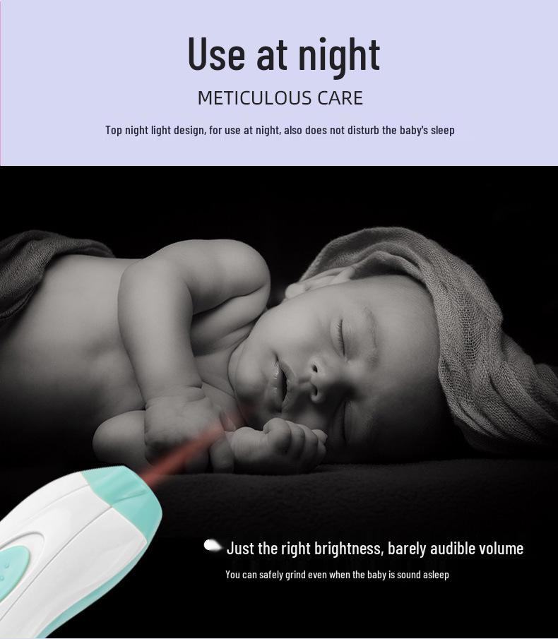 Baby & Pet Electric Nail Trimmer - Safe Nail Grinder for Newborns and Small Pets