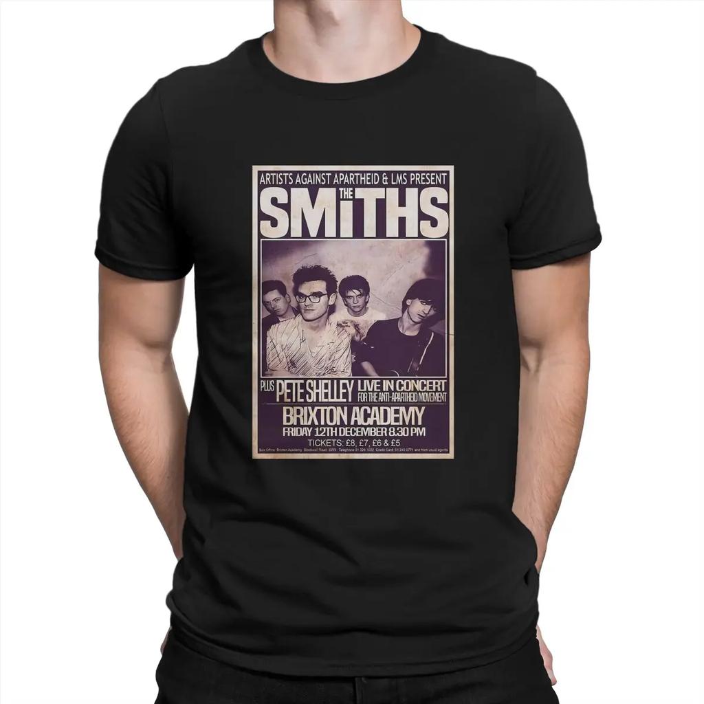 The Smiths Newest TShirt for British Rock Bands In The 80s Round Collar Basic T Shirt Hip Hop Birthday Gifts OutdoorWear Unisex