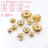 2 adet 1:1 Pirinç Konik Dişli 0.4M 0.5M 0.8M 1M  12 15 18 20 24 25 30 Dişli 90 Derece Dişli Açısı Dişliler Delik 3/4/5/6/8mm