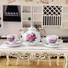 1 Set Dollhouse Tea Set Realistic Decoration 1/6 Scale Mini Ceramic Tea Set Accessories for Kitchen Scene