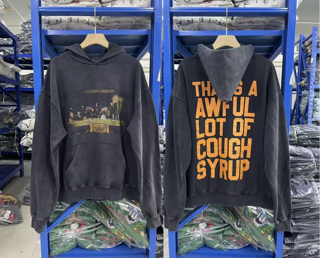 ERD West Coast Vintage Sanskrit Zipper Hoodie