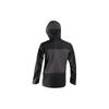DECATHLON MT 500 Waterproof Breathable Long Sleeve Mountain Hiking FORCLAZ Waterproof Breathable Abrasion Jacket Men's Carbon Grey/Black