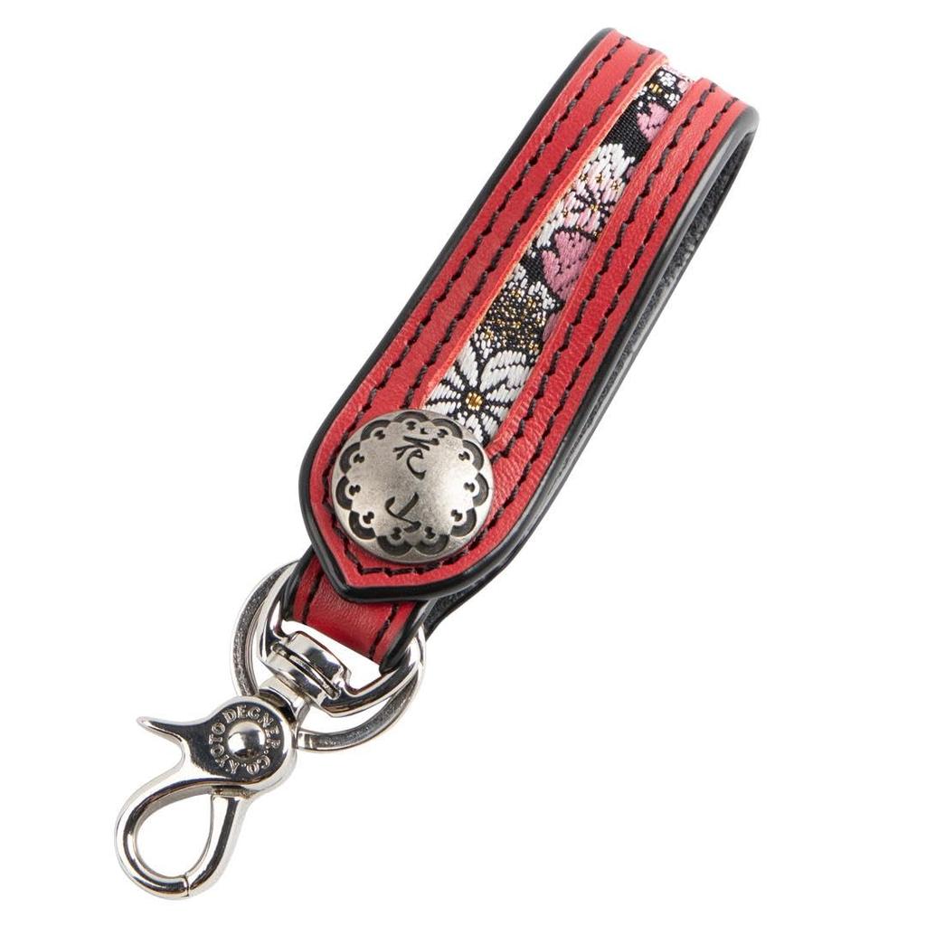 Hanayama Keychain Motorcycle Accessories [Degner] K-70K (Kyoto Sakura-Red)