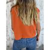 Summer Blouses Collar Loose Pocket Short Sleeved Women's Shirts Solid Color Fashion Shirt Top