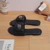 Summer new flat-bottomed slippers for women's outer wear, high-end temperament, one-word slippers for women's versatile McGonagall quality women'