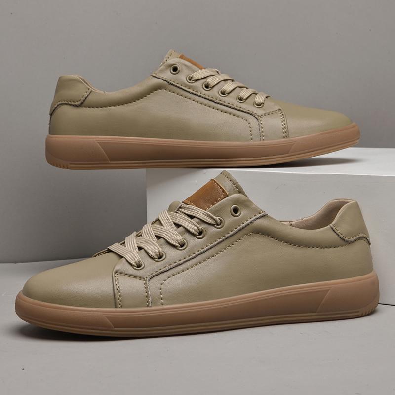 Fashion Genuine Leather Men Casual Shoes Comfortable Tenis Masculino Non-Slip Outdoor Skateboard Footwear Leisure Walk Sneakers Trainers