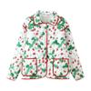 Damen Mode Herbst/Winter Bedruckte Baumwolljacke Mantel
