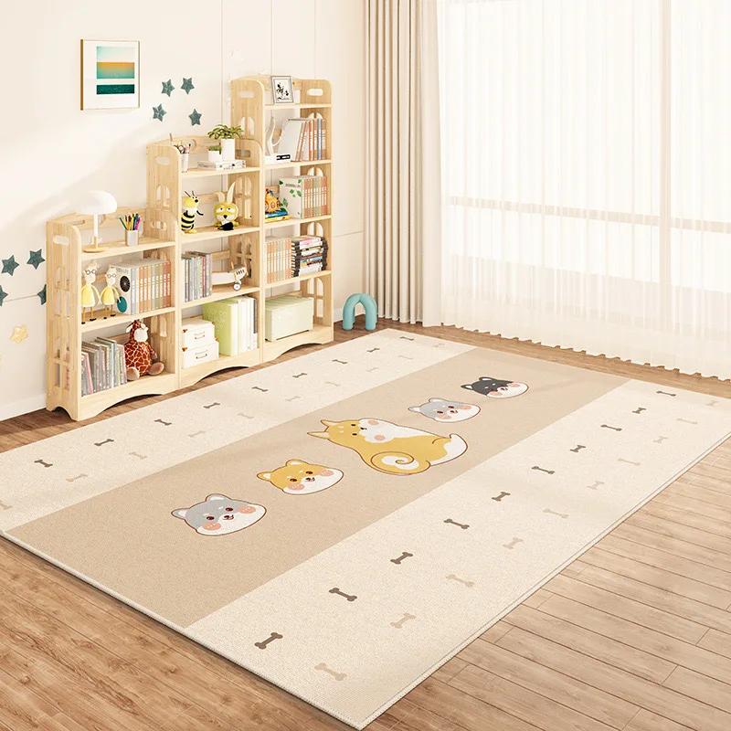 Cartoon Living Room Rug Children's Room Bedroom Soundproof Floor Mat Crawl Mat Play Mat Non-Slip Carpet Home Decor