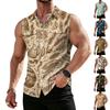 Camiseta sin mangas de moda casual para hombre con estampado de Oktoberfest para fiestas de verano