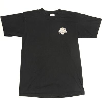 VTG Planet Hollywood T Shirt Maui Made In USA Black Tee Embroidered Sz M SLIM