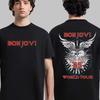 Hard Rock Band Bon Jovi Classic Album Poster Graphic Print T-Shirt Casual OversizeUnisex Cotton Streetwear Harajuku Wind Tee