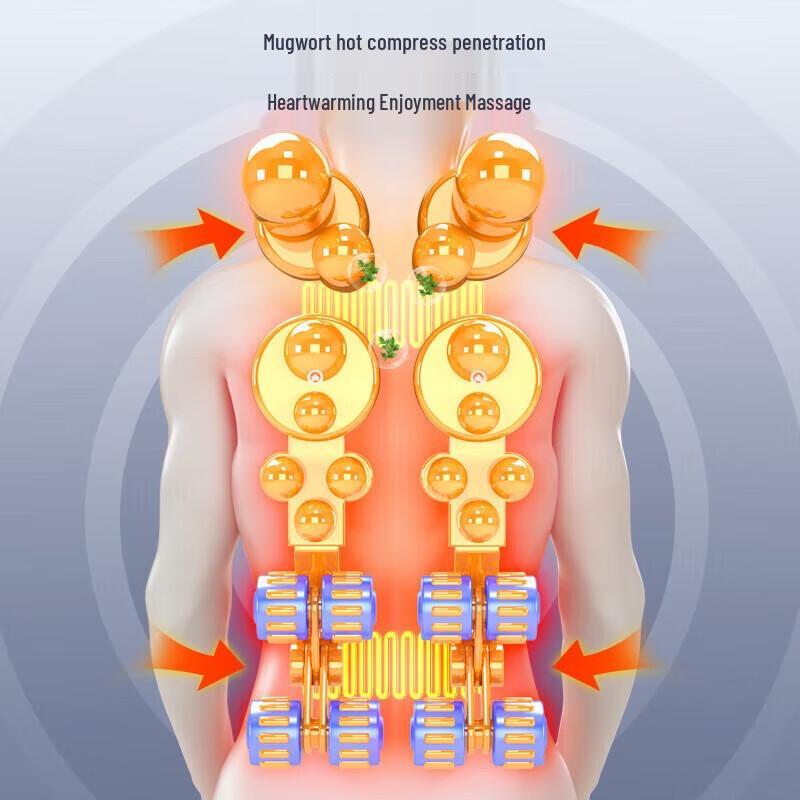 Aux Multifunction Back & Neck Massage Cushion