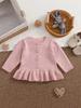 Spring & Autumn Knitted Cardigan for Baby Girls - Sweet, Cute, Warm & Comfortable Sweater