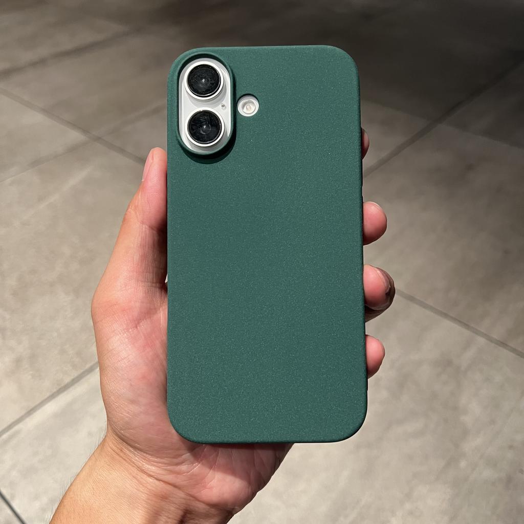 Ultra-Thin Sandstone Matte Case For iPhone 16 15 Plus 14 13 Pro 12 Mini 11 Pro XS Max XR X Slim Hard PC Shockproof Scrub Cover