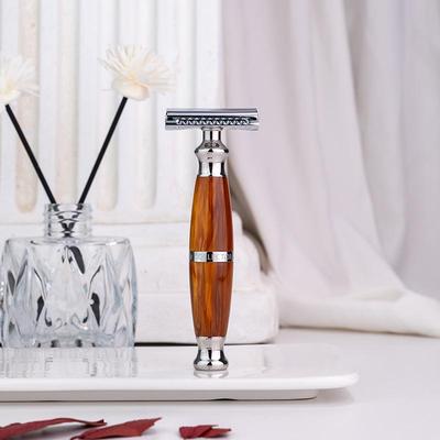 Shaving Razor Safety Razor for Men, Metal Handle, Replaceable Blade Razor Machine for Shaving