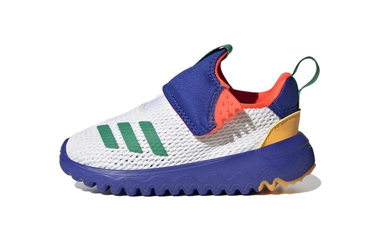 Adidas Suru365 Slip on Low top Casual Shoes Blue Orange Infant And Toddler HP7739 24