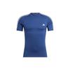 Adidas T Shirts Men's Dark Blue Crew Neck Moderate IC2166