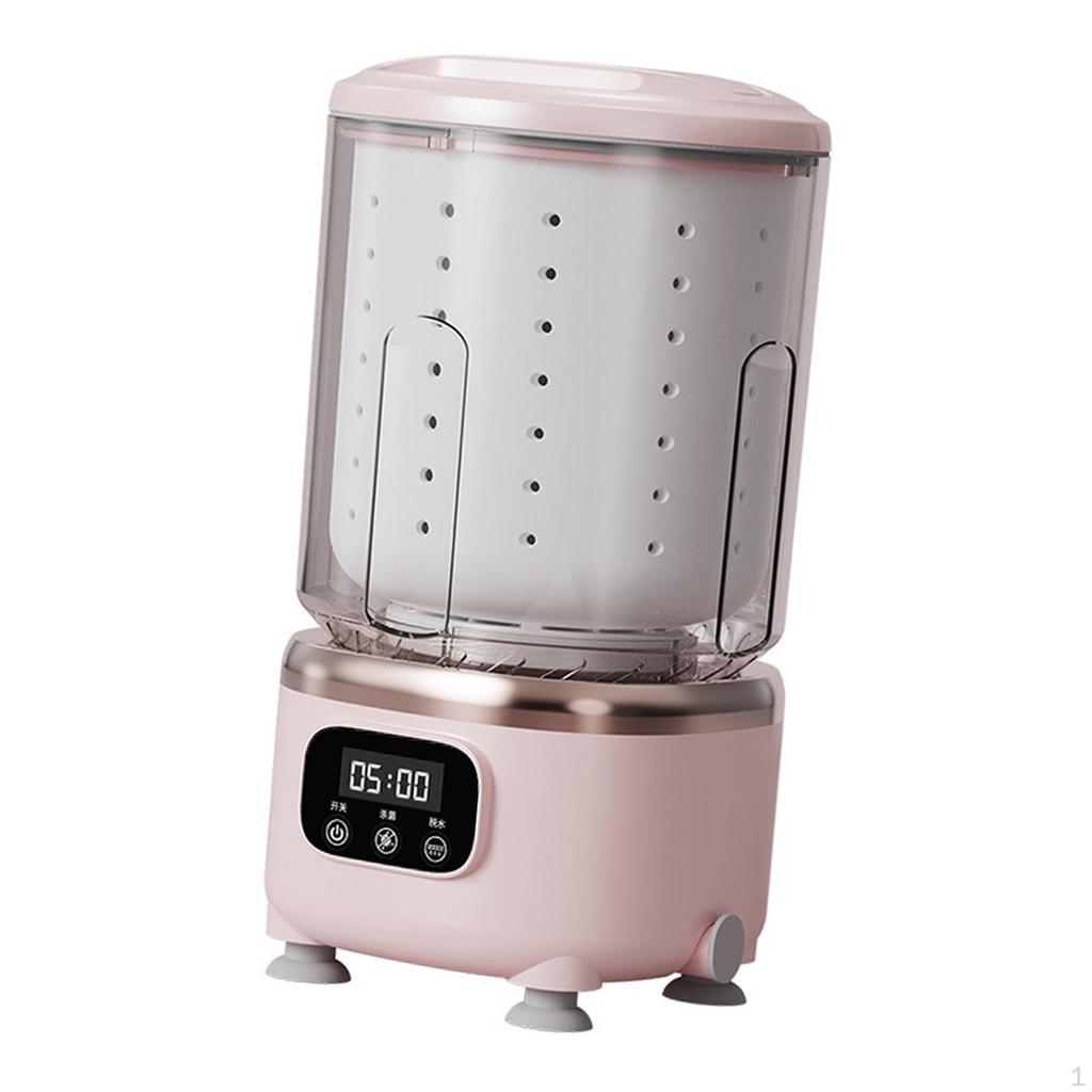 Underwear Washing Machine Automatic Portable for Camping Apartment Purple