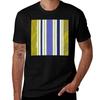 Art Deco Pattern In Purple And Golden Hues Tshirt Basic Plain Short Sleeve Crew Neck Tee Tshirt