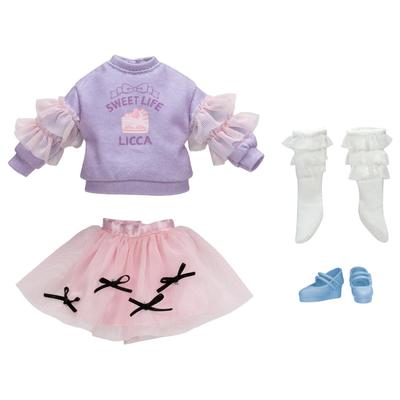 TAKARA TOMY Licca-chan Vestido LW-19 Vestido Fita de Açúcar Conjunto de Troca de Roupas Brinquedo Para Maiores de 3 Anos