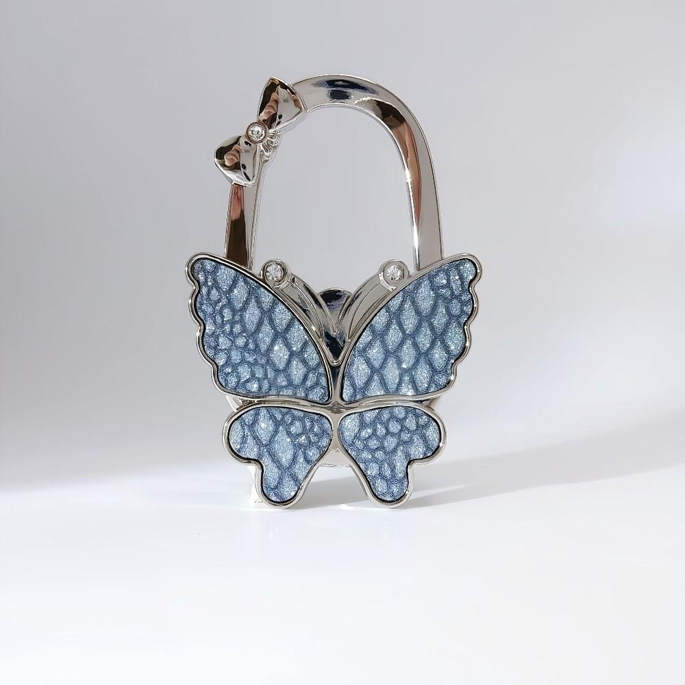 Fashion Foldable Butterfly Handbag Hook for Women Portable Creative Bowknot Purse Hook Durable Table Hanger for Table