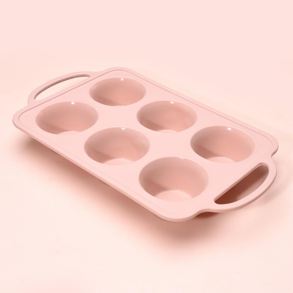 12-Cavity Baking Molds 6-Cavity Easy Release Molds Durable Silicone Cake Molds Oven Use