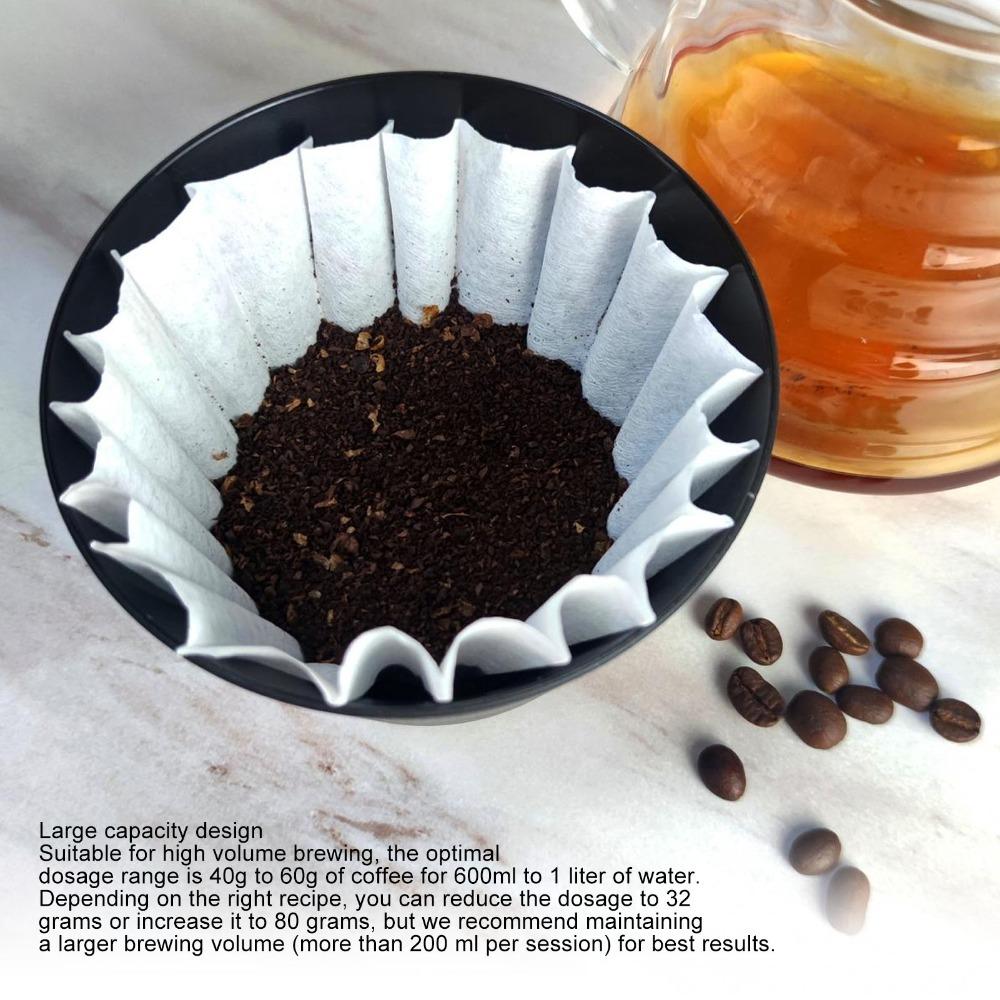 ABS Material Pour Over Coffee Dripper Reusable Coffee Dripper  For Coffee Enthusiasts