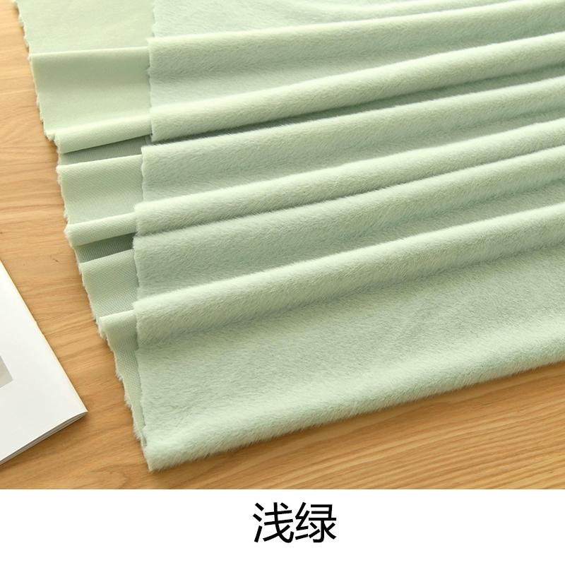 בד פרווה סינתטית מינק קטיפתי אלסטי 50x50 ס"מ לתפירת צעצועי קטיפה, בגדים, כובעים, בד דקורטיבי, בובות DIY בעבודת יד