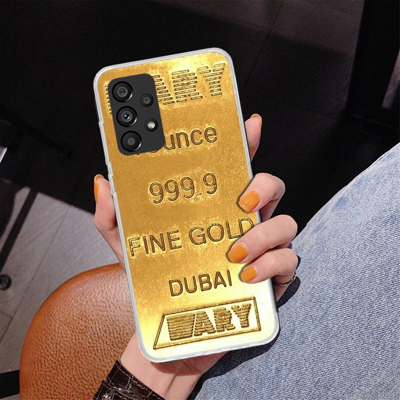 Fine Gold Pattern Printing Phnoe Case for Samsung Galaxy A17 A37 A57 A16 A26 A36 A56 A15 A14 A13 A55 A54 A53 A35 A34 A33 A25 A24