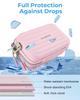 BAGSMART SLR Camera Bag, Compact, Waterproof Nylon Shoulder Case for Camera Storage, Stylish Everyday Bag, Pink