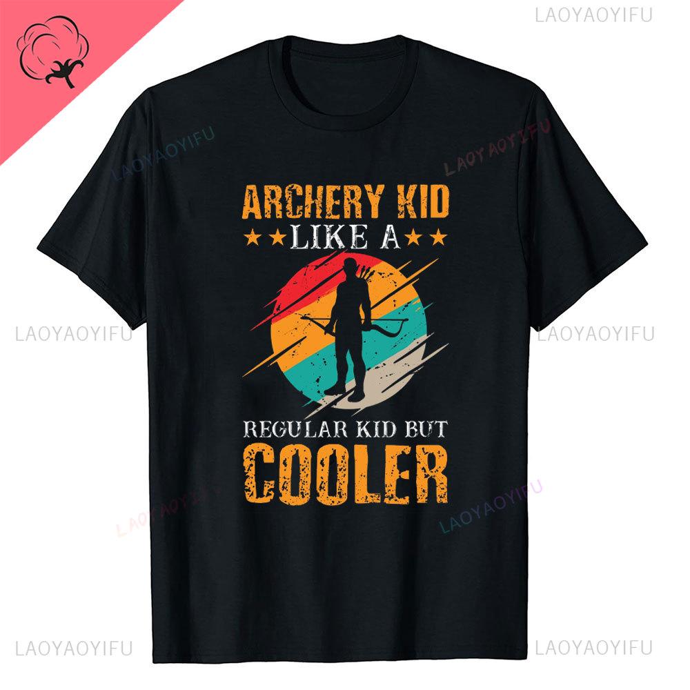 Aim Shoot Swear Repeat Archery Hipster Shortsleev Printed TShirts Archery Sports Men Style Casual Aesthetic O Neck Tops T Shirt