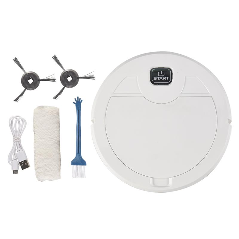 

A96I-3 В 1 Розумний Робот-Підмітальник Домашній Підмітальник Підмітання та Пилососіння УФ Бездротовий Пилосос Роботи-Підмітальники білий