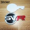 3D kovové logo SVR emblém zadní části kufru auta, samolepka na přední masku chladiče pro Range Rover Discovery, Defender, EVOQUE, příslušenství