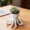 Fresh Cut Flower Vase 3D Printed Octopus Planter Nautical Tentacle Pot for Durable Desk Home Decor Ocean Animal Small Plants Easy Care
