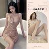 Sexy lingerie sexy lace sequin suit hip skirt uniform seduction perspective passion pajamas babes