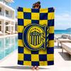 Rosario Central Crest Beach Towel, Quick-drying, Easy to Care for, Suitable for Both Fitness and Beach Vacations,Sports Essential