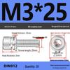 304 Stainless Steel Hex Socket Cap Screw with Washer - Sizes M3, M4, M5, M6, M8, M12