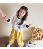 Girls' Fashionable Embroidered Sweatpants for Spring & Autumn 2025