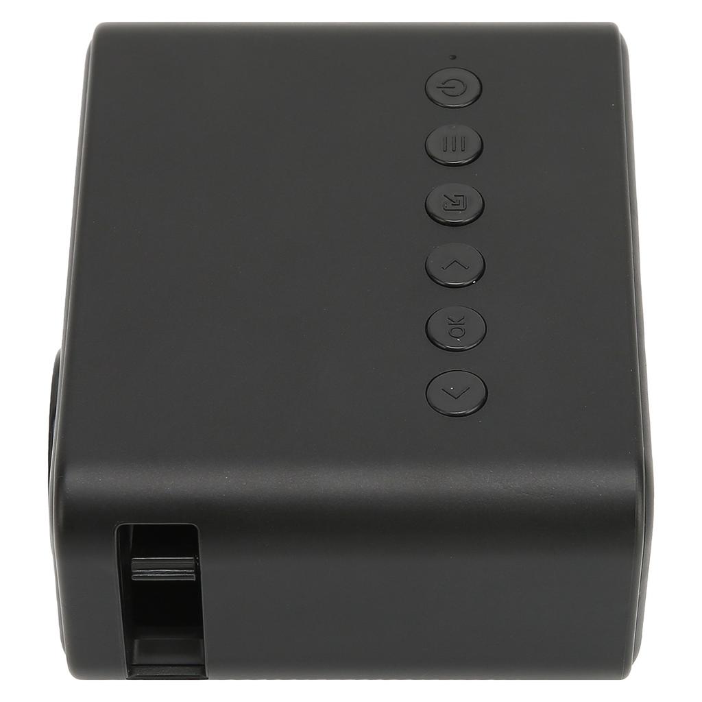 Portable Mini Projector Home Theater Mobile Phone Projector for Screen Projection 100‑240VBlack UK