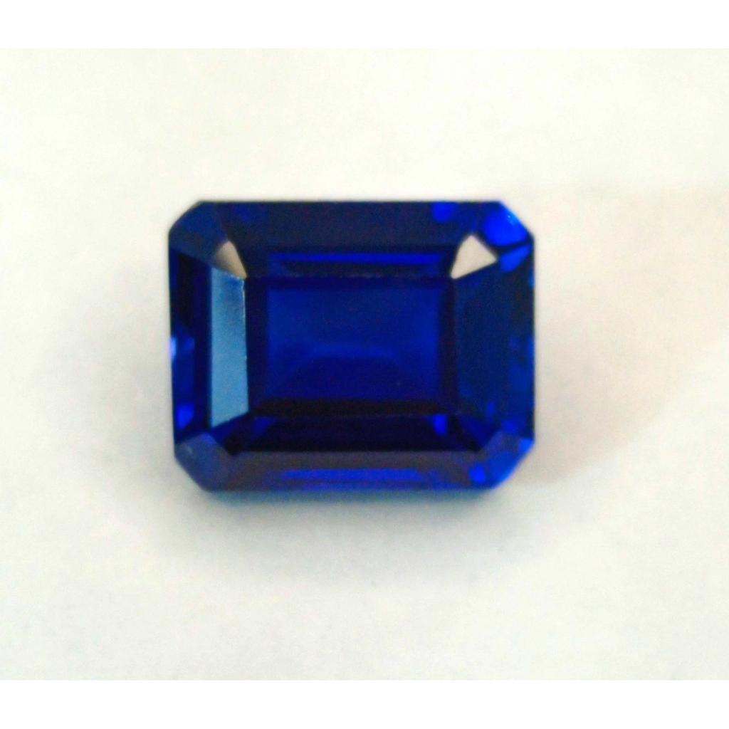 Blue Tanzanite Natural 7-9 Ct Emerald Cut Beautiful Certified Loose Gemstone