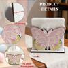 Wooden Napkin Holder Tissue Box Countertop Napkin Dispenser For Kitchens, Dining Rooms, Parties, Outdoor Settings, Restaurants