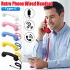 Handset For Cell Phone Type-C Retro Classic Comfortable Home Supplies Cell Phone To Landline Adapter For Offices Travel Kitchen