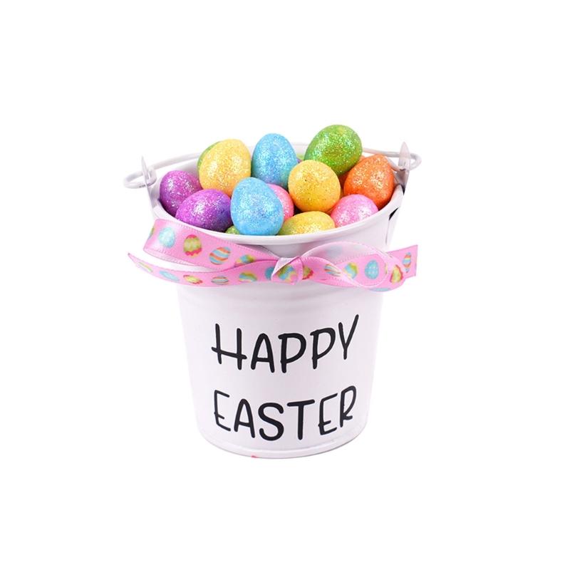 Pack of 1 DIY Flexible Easter Eggs and Carrot Decoration Set with Sponge Filling for Individualized Home Party Decors