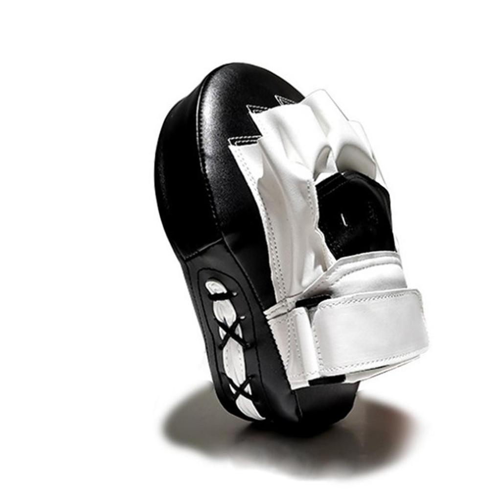 Strike Pad Sanda Coaching Dojo PU Shield Boxing Curved Focus Punching Mitts