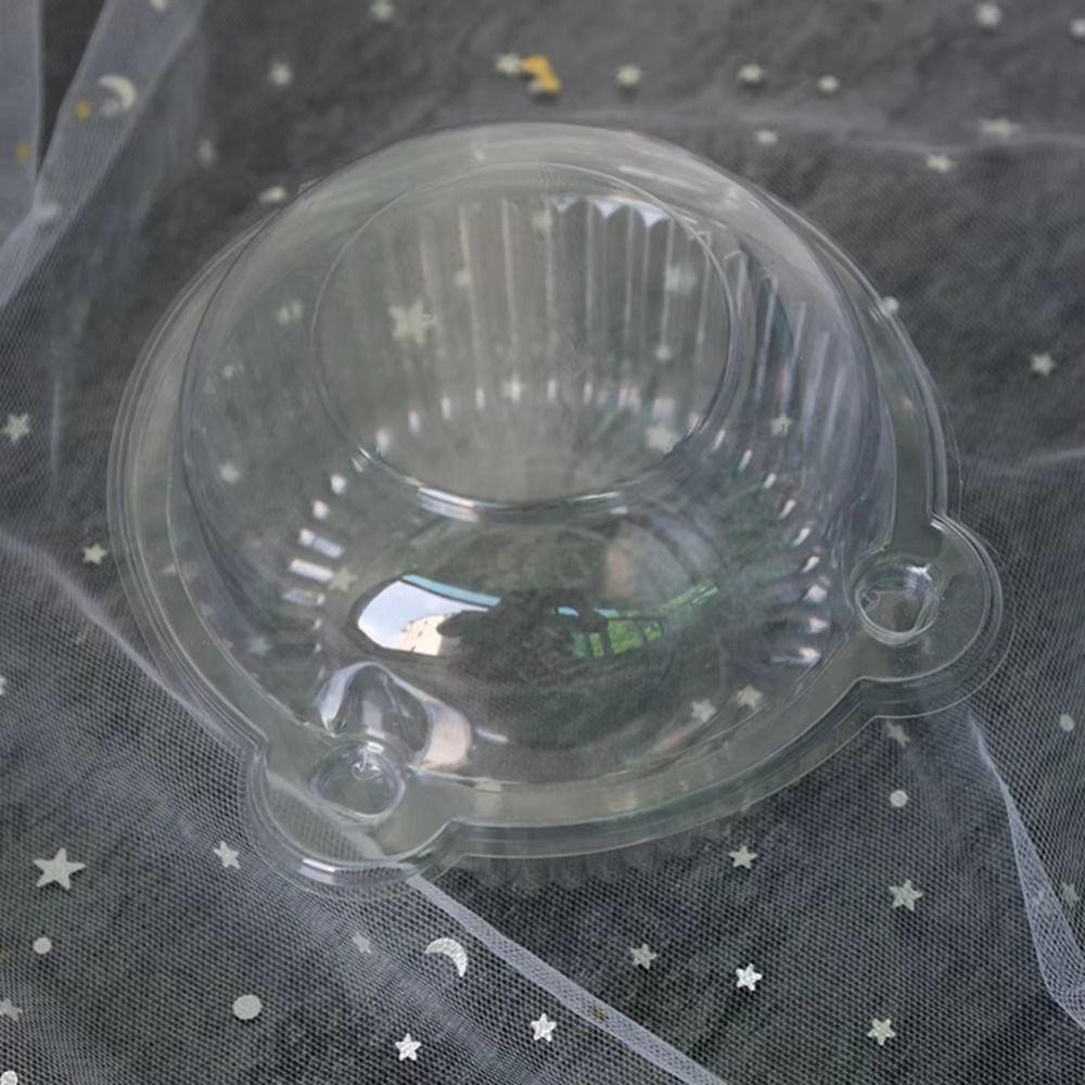 Kein Auslaufen Katzenkopf-Form Verpackungskarton Katzenkopf Kuchenbox für 100 Stück Obst-Dessert-Stand