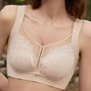 Anti-Light Large Bust Lift Support Underwire Bra with Back Closure.