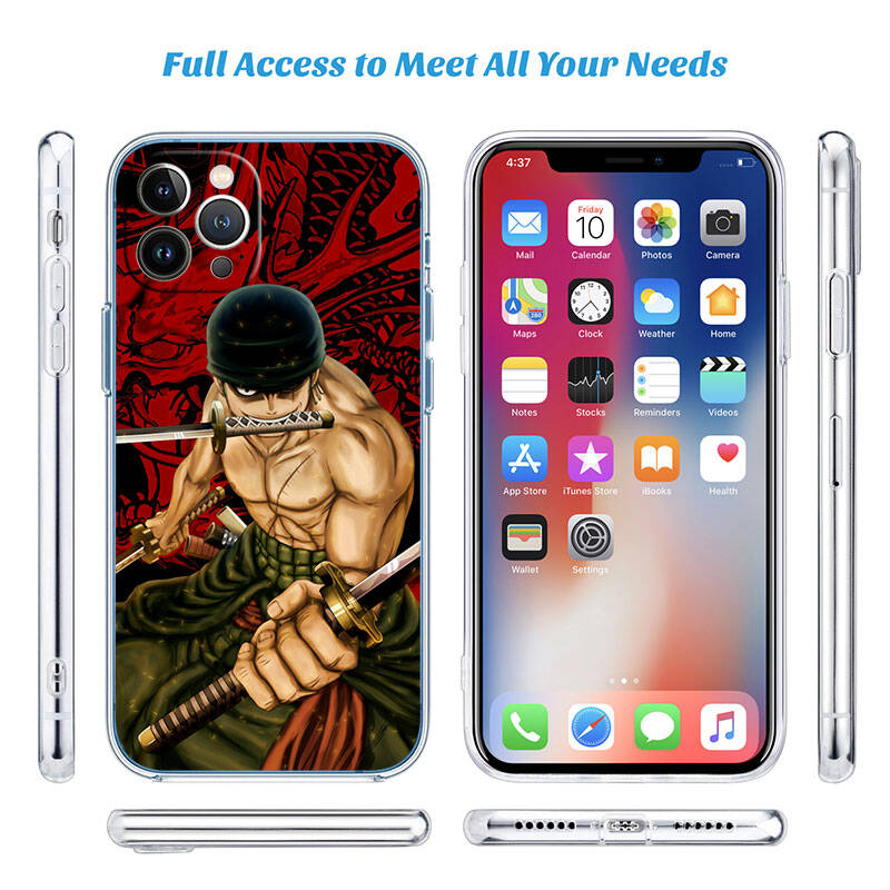MH13 Anime One Piece Case for Motorola E7 G6 G7 G8 G9 Plus Power Play G10 G20 G04 E30 E40 E22 E20 E13 E15 G22 G23 G05 G75 G35 G55
