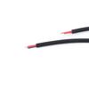 5 Pair 5.5x2.1mm Male Female DC Power Barrel Plug Jack Connector Cable Wire (Black)